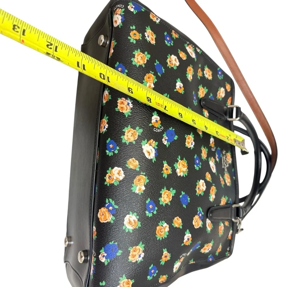 COACH F 57629 FLORAL MULTI CILOR TOTE HANDBAG SHOULDER bag